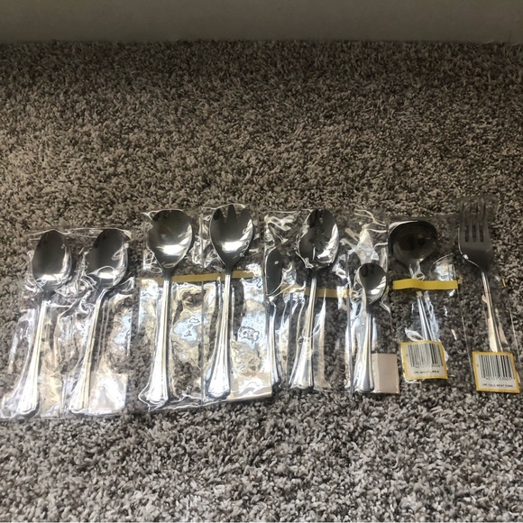 9 Piece Korean Stainless Flatware Steel butter knife sauce spoon cold meet spoon - Picture 10 of 11